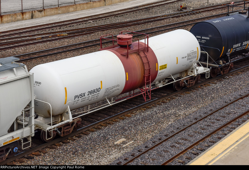 PVSX 26930, Acid Tank Car on the BNSF